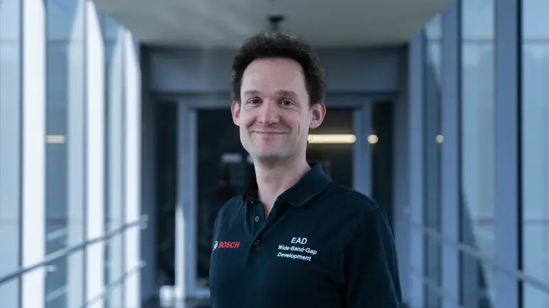 Stephan Schwaiger, Project Lead for Bosch’s 3rd generation SiC chips