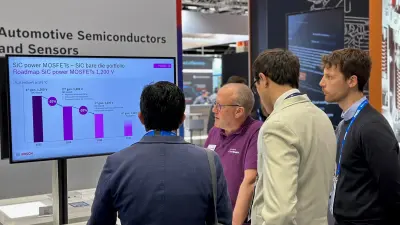 Bosch expert explains our SiC roadmap to visitors