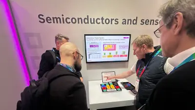 Visitors in conversation