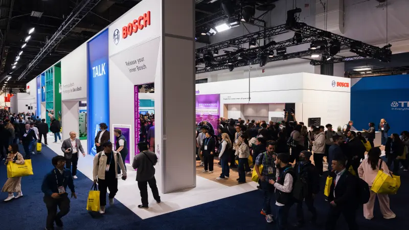Panorama of Bosch Booth